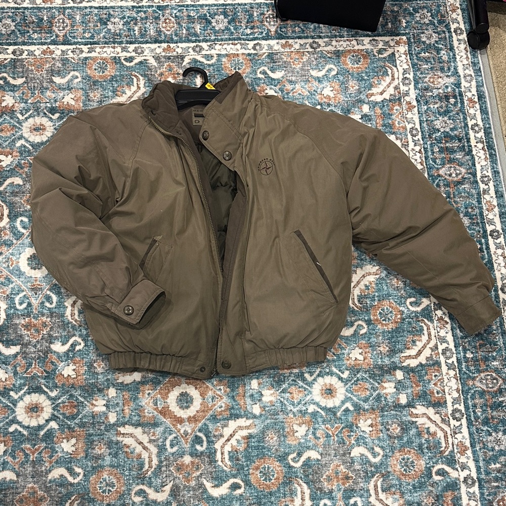 Members Only Bomber Puffer Jacket Down Feather Vintage